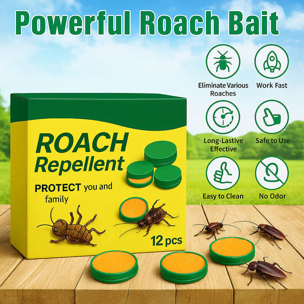Cockroach Killer Gel for Kitchen, Bathroom, Cabinet (Pack of 2 - 12 Pcs)