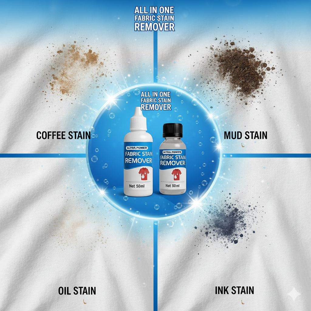 All in One Fabric Stain Remover 50 ML (Buy 2 get 2 FREE!)