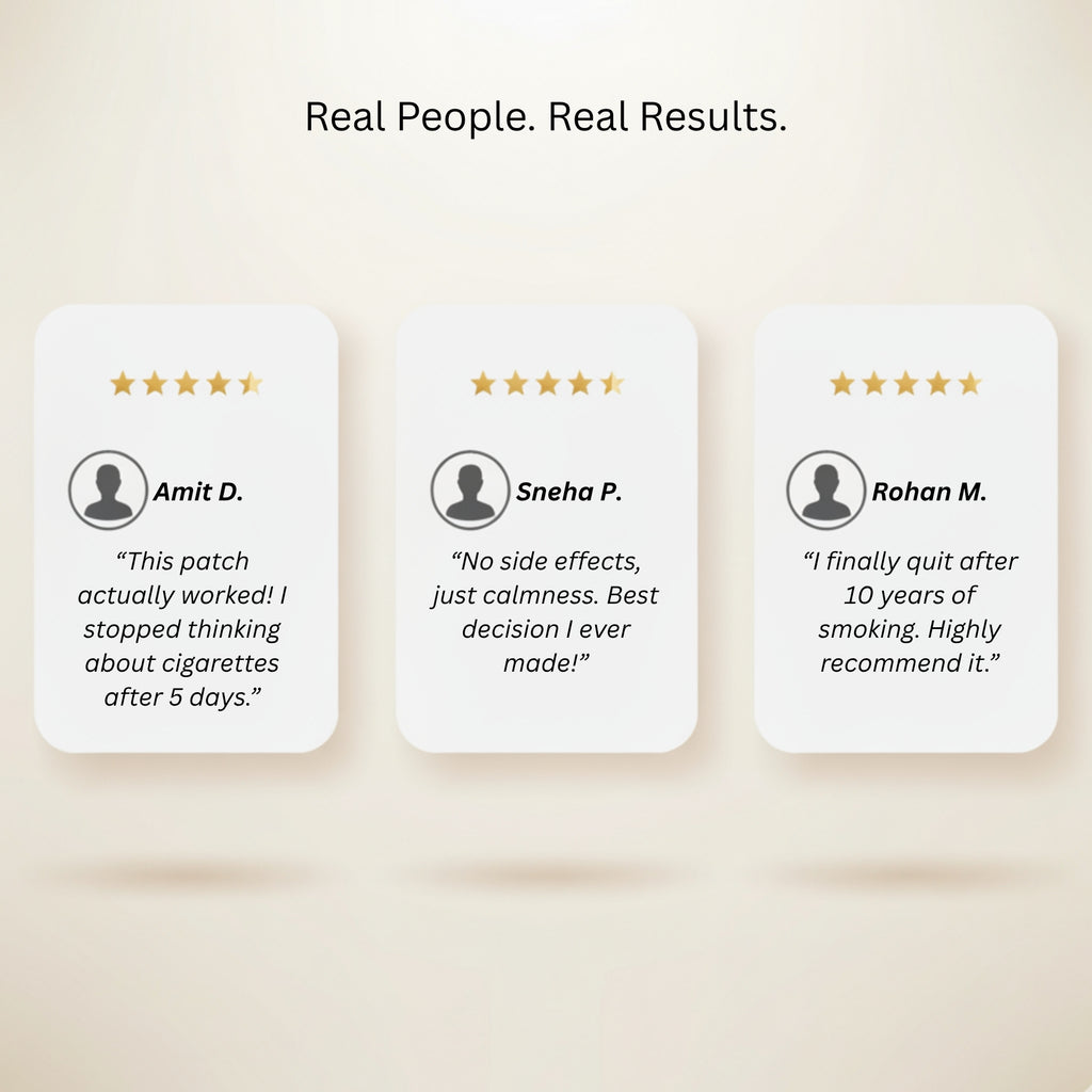 Anti Smoke Patch – Herbal, Nicotine-Free Craving Support Patch (Pack of 10)