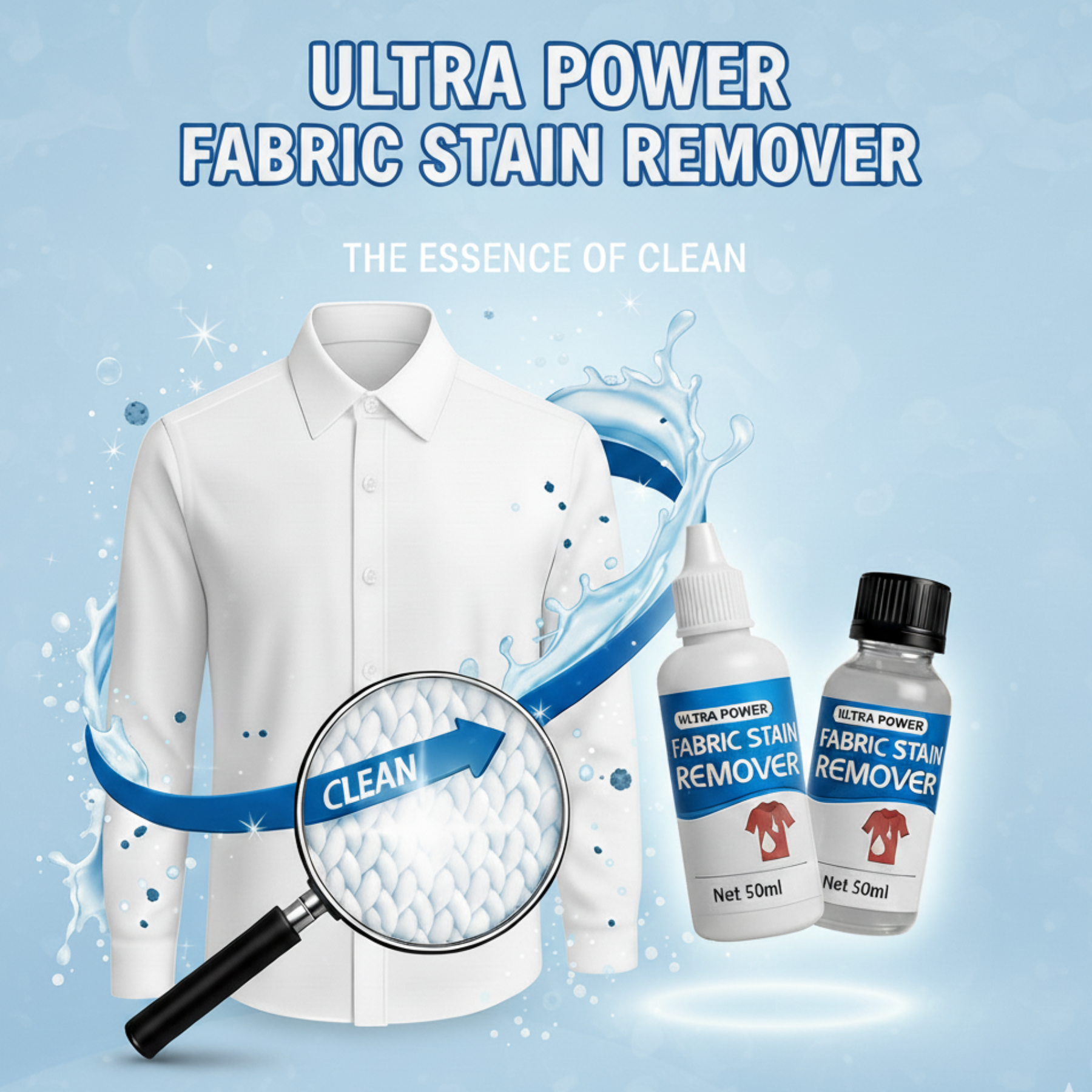 All in One Fabric Stain Remover 50 ML (Buy 2 get 2 FREE!)