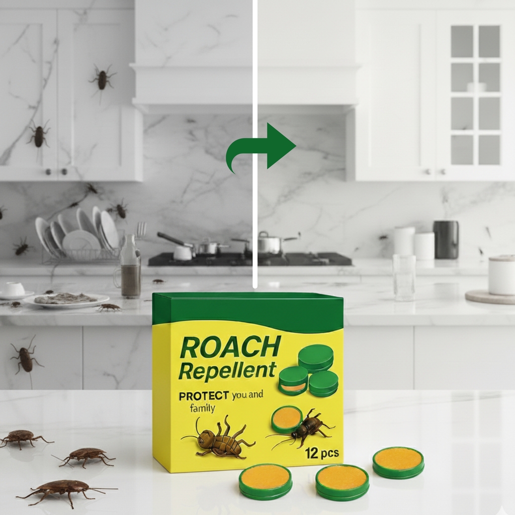 Cockroach Killer Gel for Kitchen, Bathroom, Cabinet (Pack of 2 - 12 Pcs)
